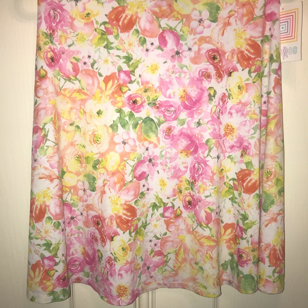 BNWT LuLaRoe Azure skirt spring floral